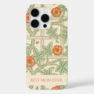 Anpassbares Design inspiriert von William Morris iPhone 16 Pro Hülle