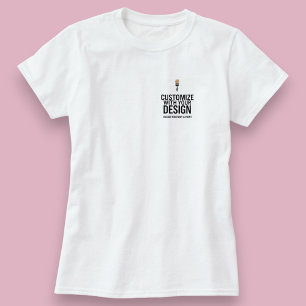 Anpassbares einfaches Geschäftskorporat T-Shirt