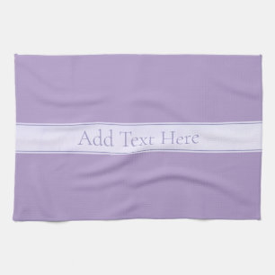 Anpassbares Elegantes Hell-Lila Violett Geschirrtuch