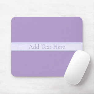 Anpassbares Elegantes Hell-Lila Violett Mousepad