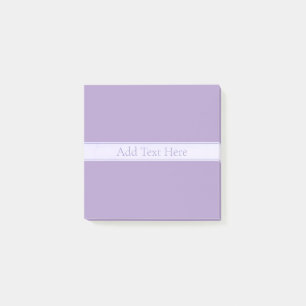 Anpassbares Elegantes Hell-Lila Violett Post-it Klebezettel