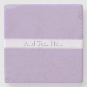 Anpassbares Elegantes Hell-Lila Violett Steinuntersetzer