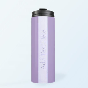 Anpassbares Elegantes Hell-Lila Violett Thermosbecher