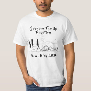 Anpassbares Familiens Camping-Trip-Matching-T-Shir T-Shirt