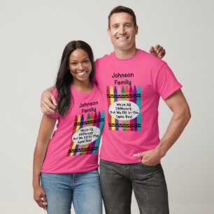 Anpassbares Familientreffen T-Shirt