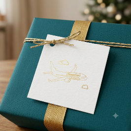 Anpassbares Flugzeug Geschenkanhänger