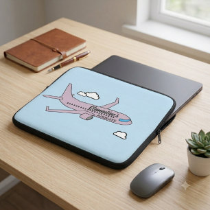 Anpassbares Flugzeug Laptopschutzhülle