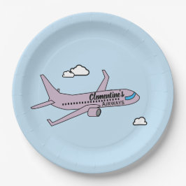 Anpassbares Flugzeug Pappteller