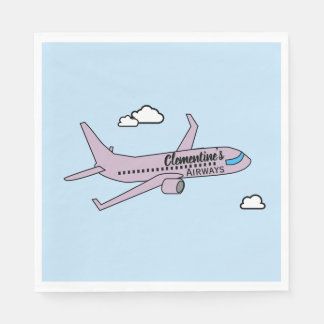 Anpassbares Flugzeug Serviette