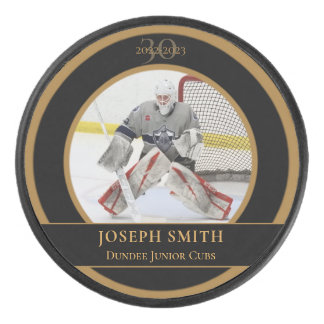 Anpassbares Gedenk Hockey Puck Geschenk