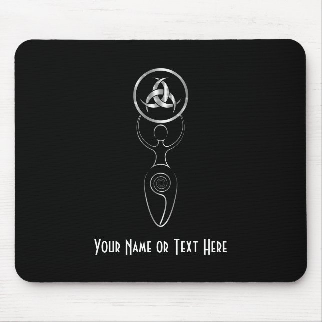 Anpassbares Göttin-Symbol-Mauspad Mousepad (Vorne)