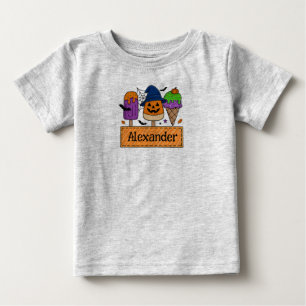 Anpassbares Halloween-T-Shirt für Jungen Baby T-shirt