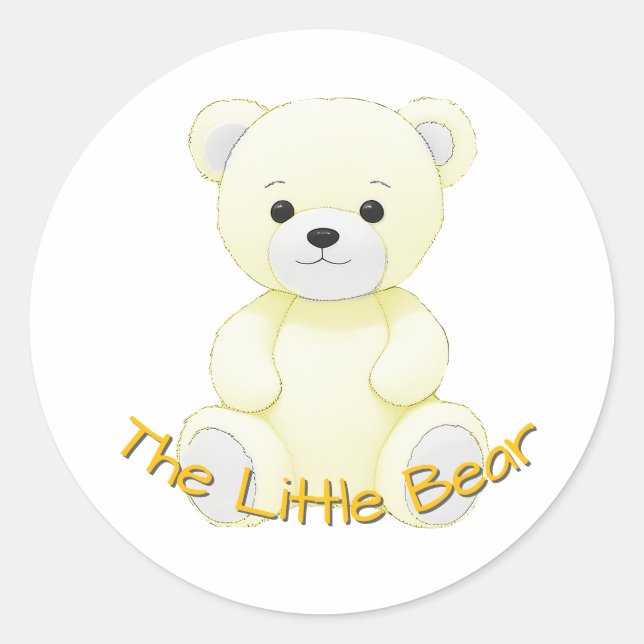 Anpassbares Kinderzimmer Runder Aufkleber (Vorderseite)