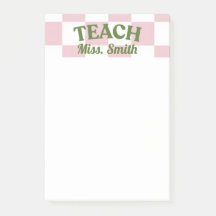 Anpassbares Lehrer-Post-it