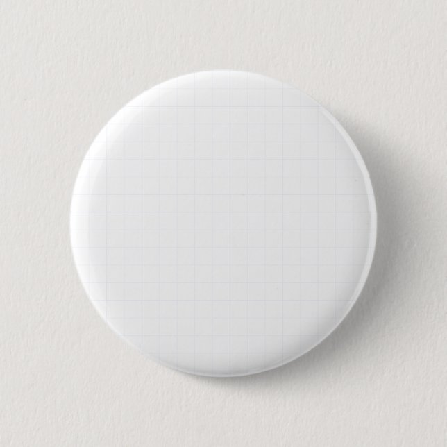 Anpassbares minimalistisches weißes Gitter-Textur Button (Vorderseite)