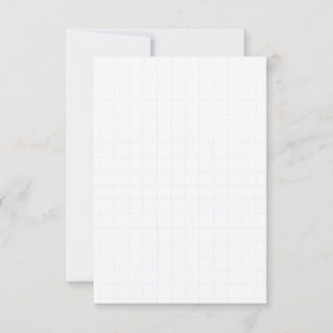 Anpassbares minimalistisches weißes Gitter-Textur Dankeskarte
