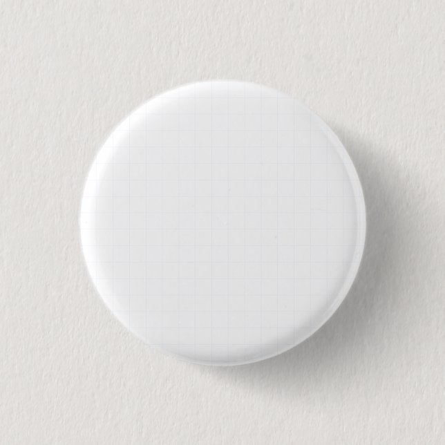 Anpassbares minimalistisches weißes Rastertextur Button (Vorderseite)