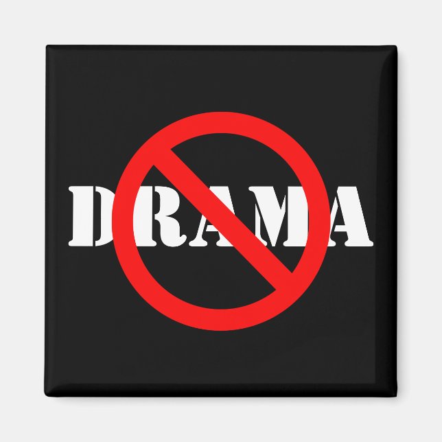 Anpassbares "Nein"-Symbol Magnet (Vorne)