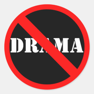 Anpassbares "Nein"-Symbol Runder Aufkleber