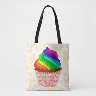 Anpassbares Regenbogen-Cupcake-Stolz-Design