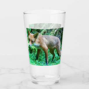 Anpassbares Rotfuchsglas Jungtier Wildlife Natur Glas