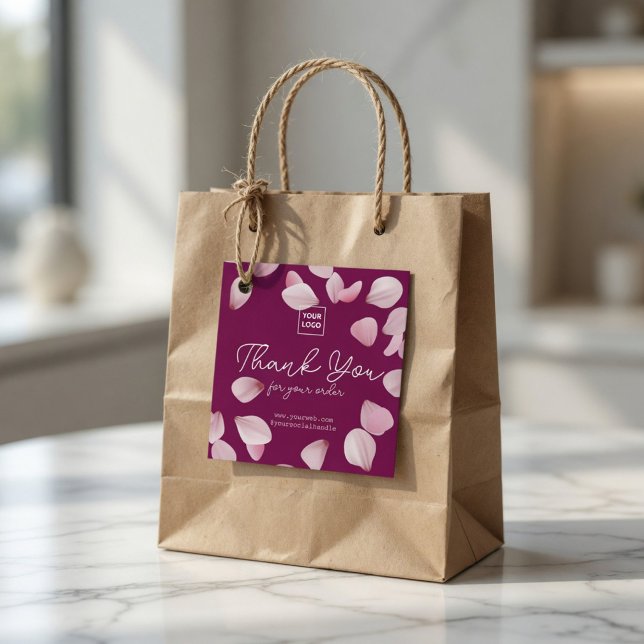 Anpassbares Sakura-Geschäft-Dankeschön-Tag Geschenkanhänger (Von Creator hochgeladen)