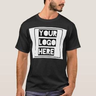 Anpassbares schwarzes T-Shirt
