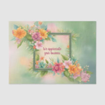 Anpassbares tropisches Seidenpapier