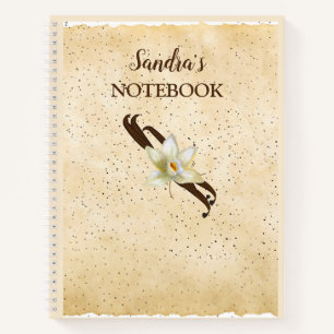 Anpassbares Vanilla Extract Journal Notizbuch