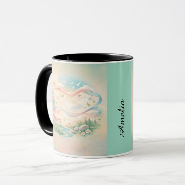 Anpassbares Whimsical Tasse (Vorderseite Links)