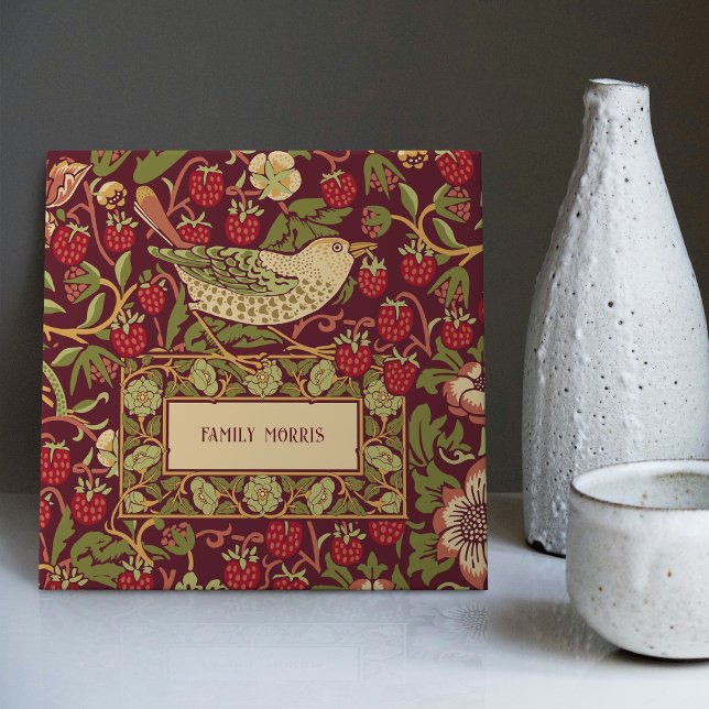 Anpassbares William Morris Strawberry Thief Fliese (Von Creator hochgeladen)