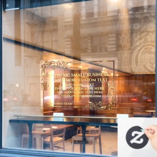 Anpassen Allgemeiner Rechtsnotar Arzt Verziert Gol Fensteraufkleber