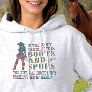 Anpassen an das Hinterpferd Hoodie