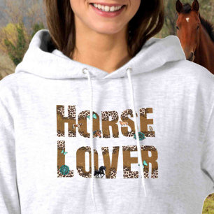 Anpassen auf Rücken Pferdeliebhaber  Hoodie