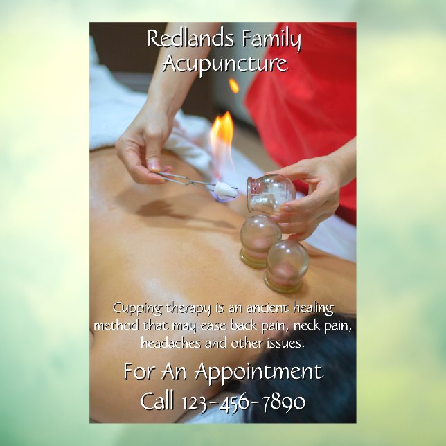 Anpassen der Akupunkturkurierung 2 Fensteraufkleber (Blatt 3)