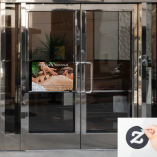 Anpassen der Akupunkturkurierung 7 Fensteraufkleber