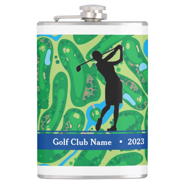 Anpassen der "Birdie Juice"-Flasche für Frauen Flachmann (Vorderseite)