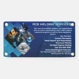 Anpassen der Dienstleistungen für Schweißunternehm Banner