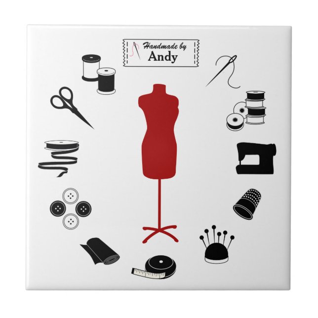 Anpassen der Label-Keramik Fliese (Vorderseite)