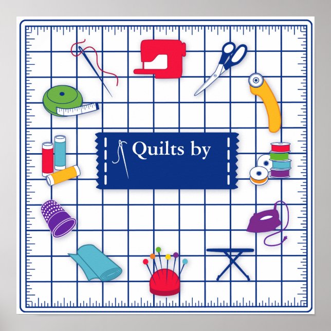 Anpassen der Label-Quilt-Zeit Poster (Vorne)