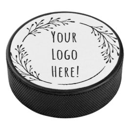 Anpassen der Logo-Schule für das Produktgeschäft Eishockey Puck