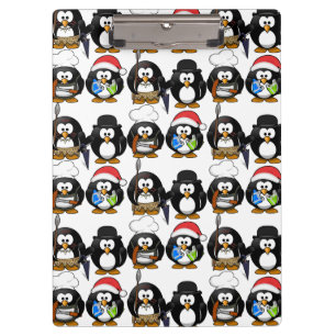 Anpassen der Niedlichen Pinguine-Zwischenablage fü Klemmbrett