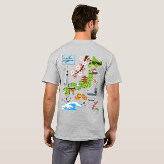Anpassen der Vorderseite, Spaß japanisches Kartend T-Shirt
