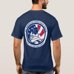 Anpassen der Werbung für den amerikanischen Patrio T-Shirt