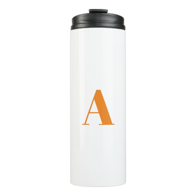 Anpassen des Alphabet-Anfangsbuchstabens Thermosbecher (Vorderseite)