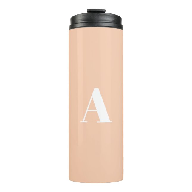 Anpassen des Alphabet-Anfangsbuchstabens Thermosbecher (Vorderseite)