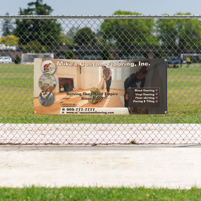 Anpassen des Anbieters von Bodeninstallationen Banner (Insitu)