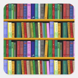 Anpassen des Bibliotheksentwurfs Quadratischer Aufkleber