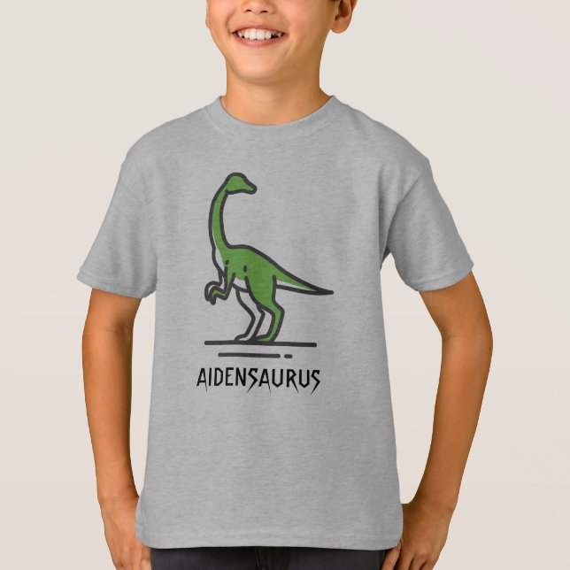 Anpassen des Dinosaurnamens T-Shirt (Vorderseite)
