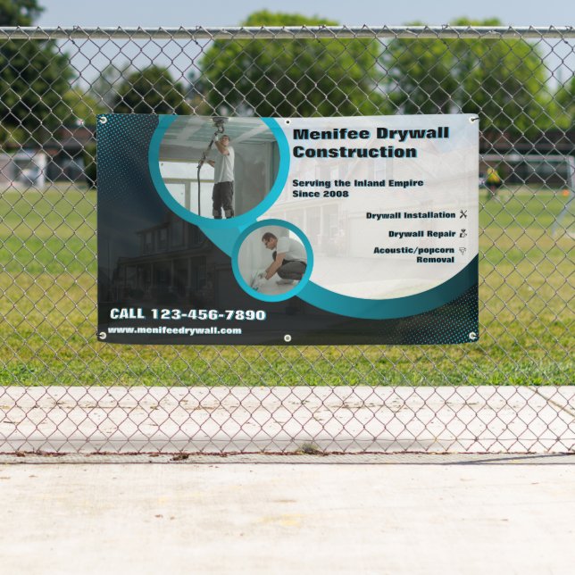 Anpassen des Drywall-Installationsauftragsgeschäft Banner (Insitu)